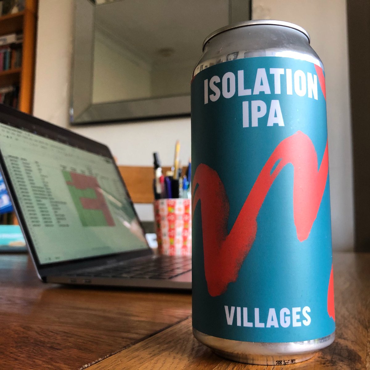 HoppilyUK's tweet image. For #NationalHaveFunAtWorkDay I’m enjoying a cheeky lunchtime #beer with Isolation from @VillagesBrewery - A dangerously sessionable IPA with all proceeds going to the @NatEmergTrust! Available now at Hoppily.co.uk 🍻