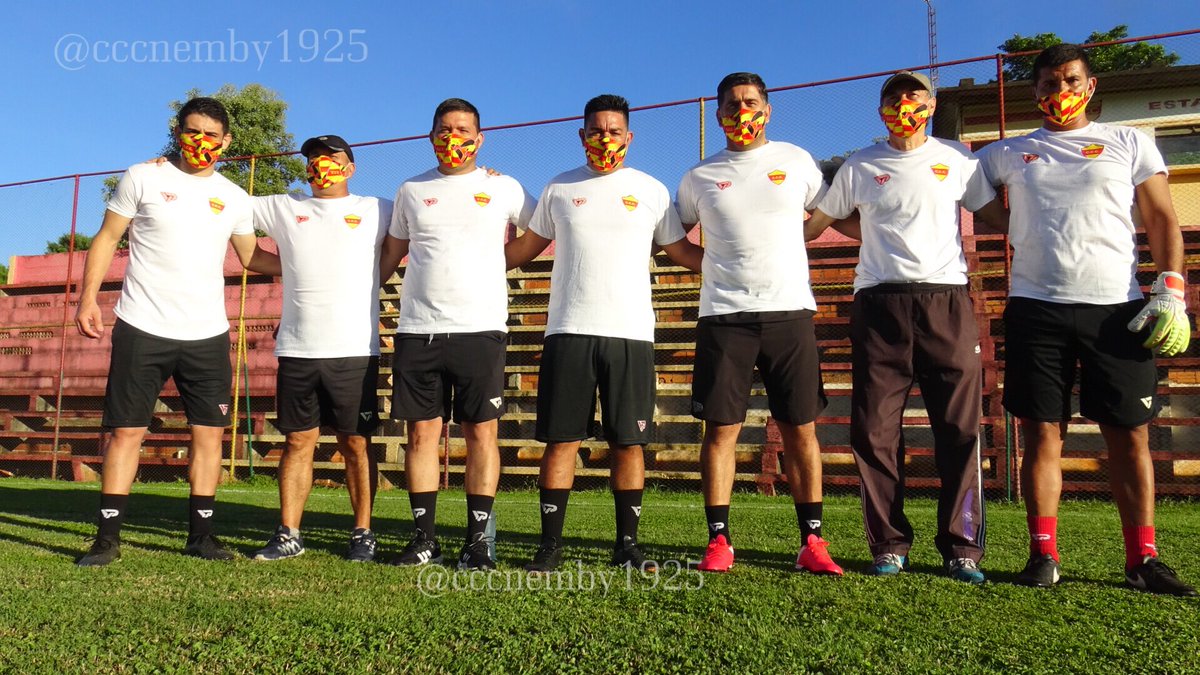 cccnemby1925's tweet photo. Con la fe intacta nos preparamos para el arranque, Juan Sosa DT, Porfirio Maidana PF y el profe Oscar Paulin encabezan el cuerpo técnico de la entidad y junto a los demás profesionales ya diagraman el plan de trabajo que implementarán en el inicio de las tareas con el plantel. https://t.co/WJ5Iqx4cZi