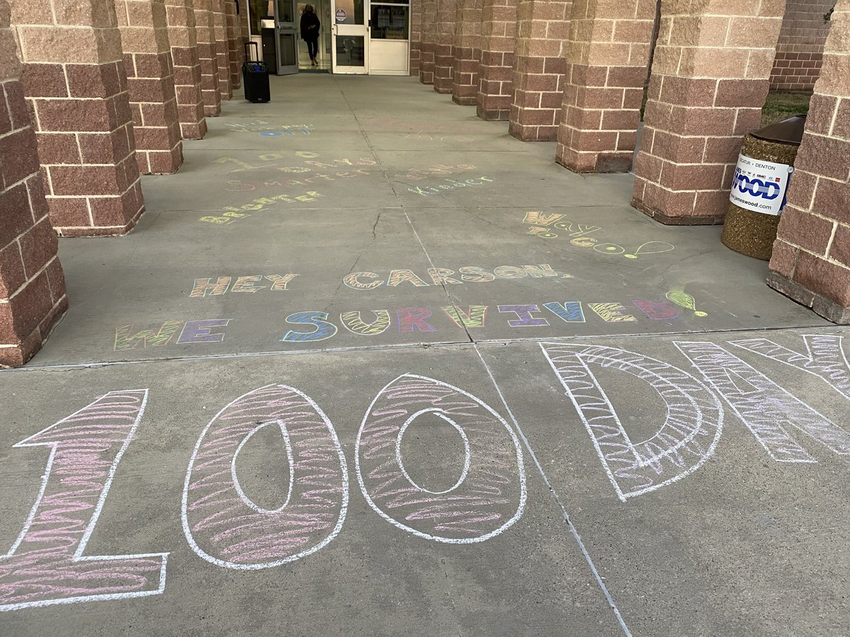 DISDCarson's tweet image. Happy 100 days of joy, love, and togetherness!!!  #carsonstars