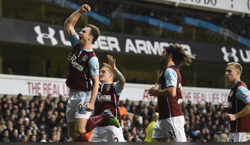 2014/15Burnley back in the premier league for the first time since 2010. After a poor start to the season eventually relegated but promising results and only losing 2 first team players to Spurs and Liverpool would see Burnley favourites to get promoted in the next season.