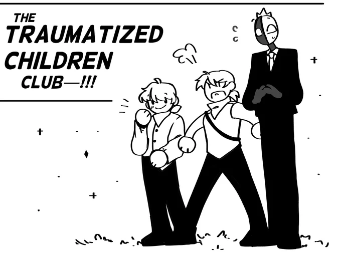 have this tall traumatized child ft the those two other ones idk them /j-rain 