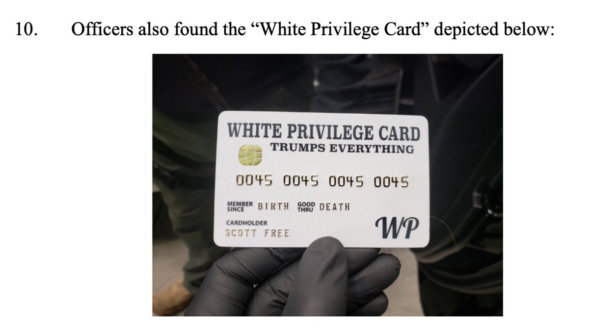 ChristopherJM's tweet photo. FBI alleges Ian Rogers, 44, an extremist Trump supporter, made 5 pipe bombs that were fully operational and was intent on attacking Democrats to keep Trump in power. He also had guns, 1000s rounds of ammo, 3 percenters sticker and a "white privilege card." https://t.co/aFZFz5uT9d https://t.co/CiJrBvNsye
