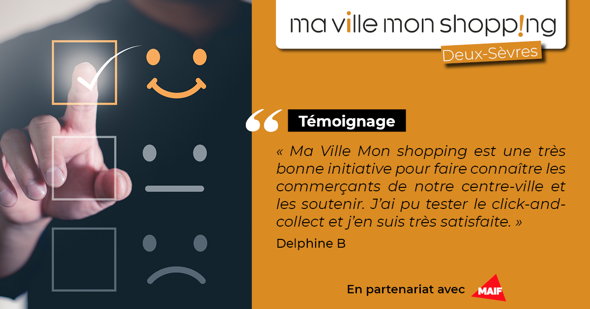 CCIDeuxSevres's tweet photo. #Témoignage | 
Des salariés du Groupe MAIF ont eu un coup de cœur pour Ma Ville Mon Shopping qui a vu naître une belle collaboration avec le service de conciergerie du groupe. 
@niortagglo @mavillemonshop https://t.co/SnWUz98iJC