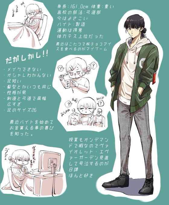 5いいねされたら自分をイラストで美化して自己紹介も兼ねて描く のtwitter漫画作品 人気順