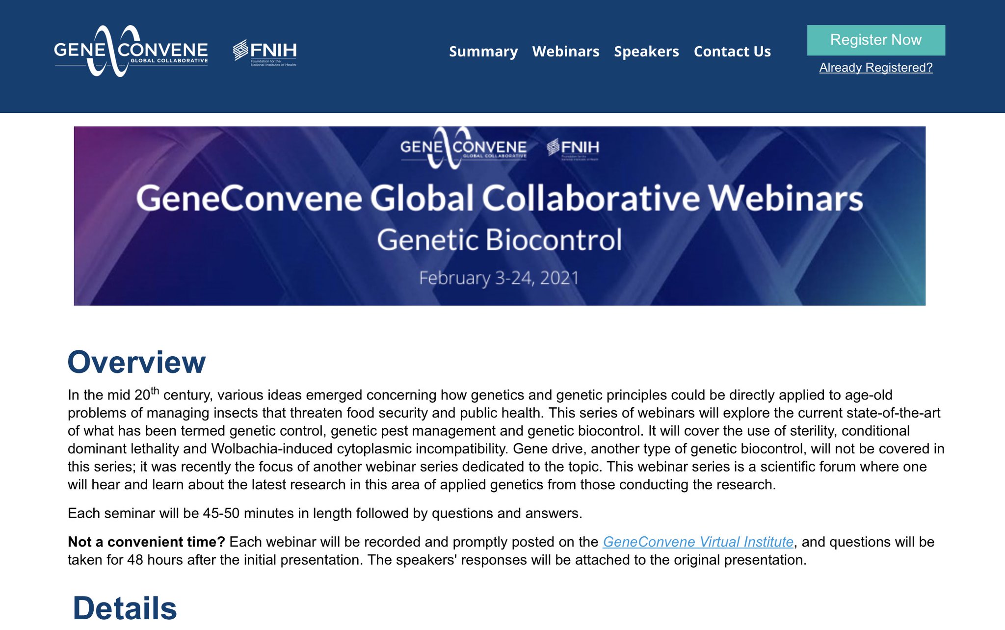 Featured image of post Geneconvene Geneconvene net is 1 year 10 months old