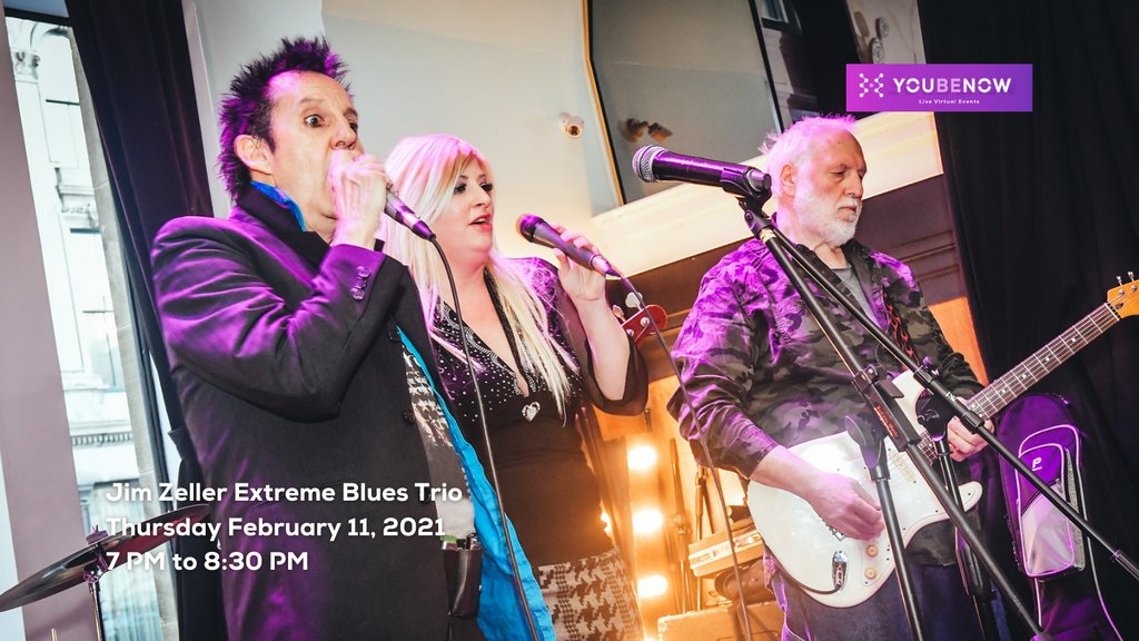 YouBeNow's tweet photo. 🎼 🎤 🎸   Live Virtual Performance Featuring The Jim Zeller Extreme Blues Trio - Feb. 11 @7PM EST Purchase your tickets here:   https://t.co/BHq3K6Ediz 

#jimzeller   #YouBeNow #YouBeNowLive #jimzellers #YBN  #bluesmusic #blues #bluesguitar #montrealjazzfestival
#mtljazz https://t.co/wfLS1dL5ip