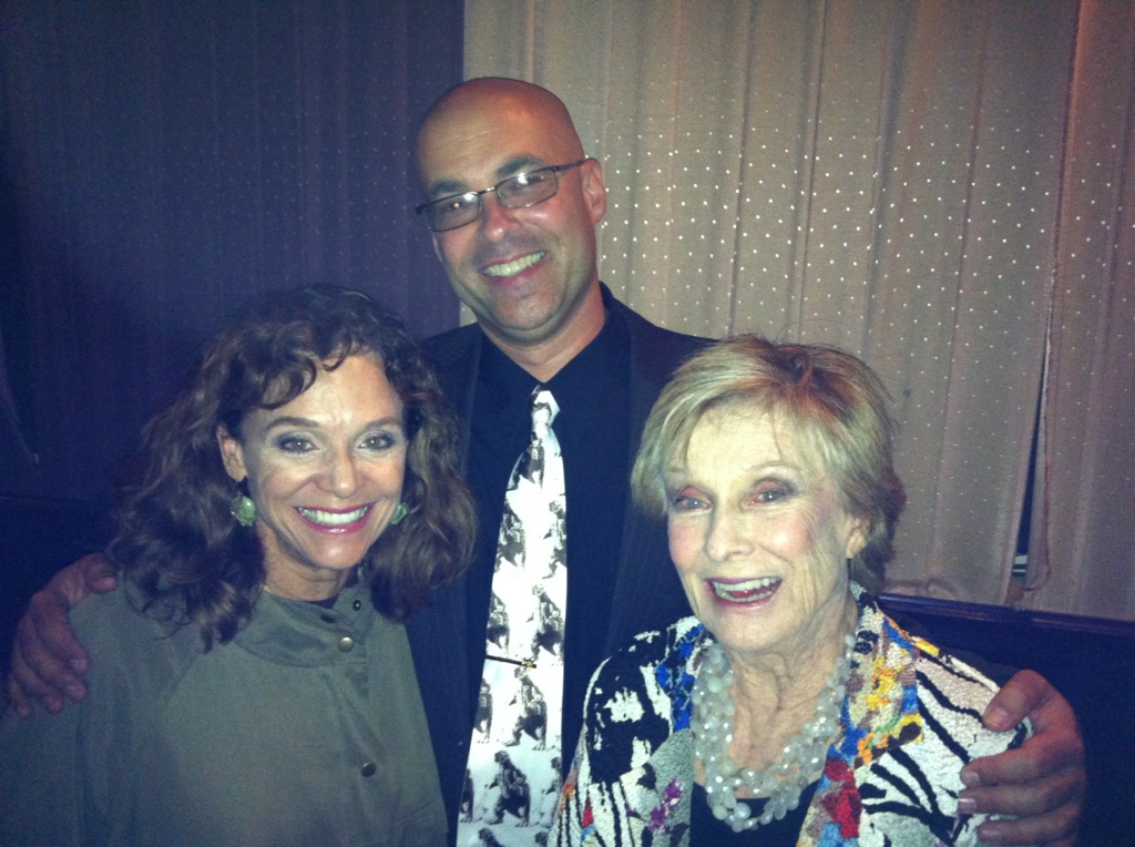 HarrisonSmith85's tweet photo. I was lucky to know both these ladies from #MaryTylerMoore A shot of us at the LA premiere for my 1st film @thefields #Cloris plays my grandmother in it and is the best thing about the film. #RIPClorisLeachman #RIPCloris https://t.co/kH3XGy4PUl