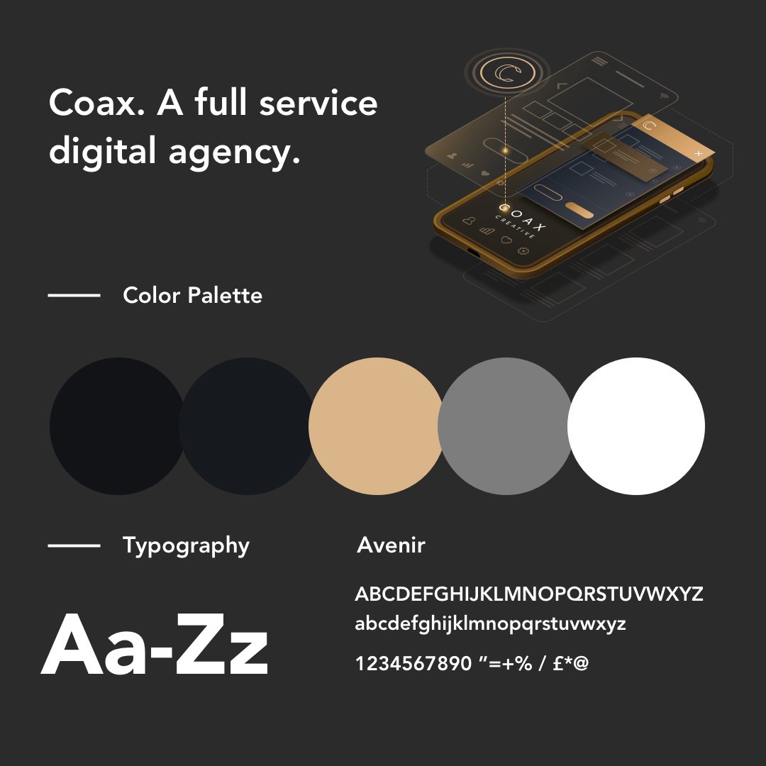 CoaxCreative's tweet image. Your branding says a lot about who you are as a company.

It’s how companies identify you from competitors, it gives your company values recognition and an identity, and is a distinctive feature which you have control over to set you apart from others.
#branding #design