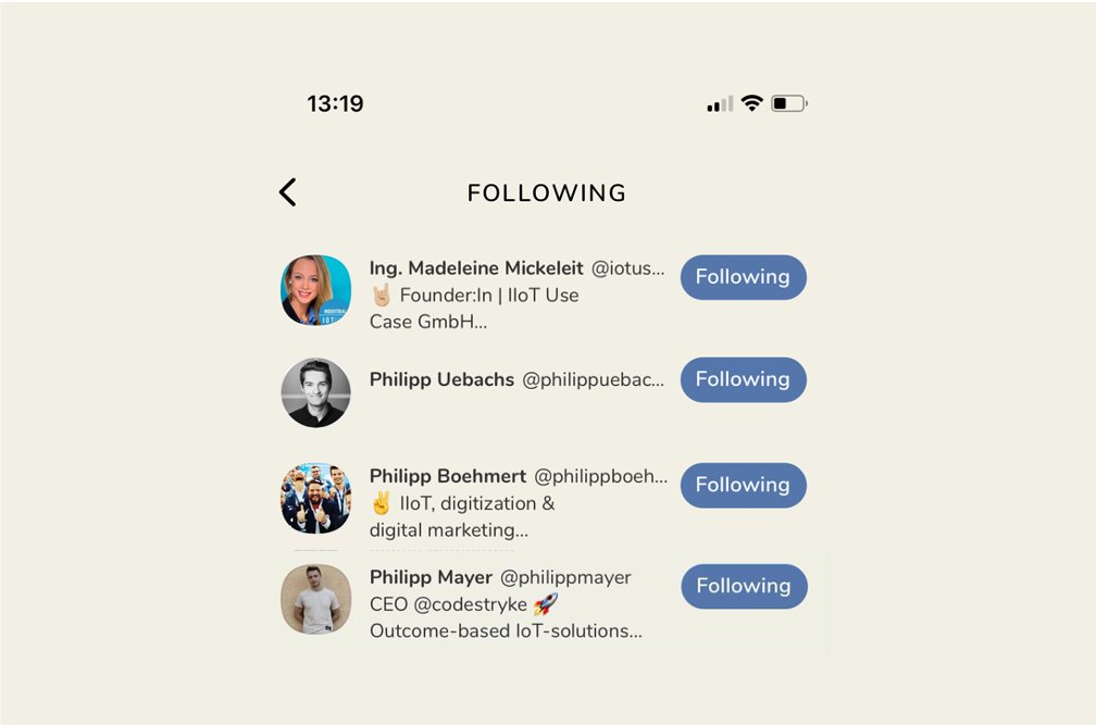 🎧 Heute gibt´s Industrial IoT auf die Ohren: 17:30 Uhr bei Clubhouse!
Ing. Madeleine Mickeleit moderiert den Talk mit 3 IoT-Philipps.

Neben Philipp Mayer von codestryke GmbH sind
Philipp Boehmert und Philipp Uebachs (autosen.com,
io-key) dabei
#iot #iiot #ecosystems
