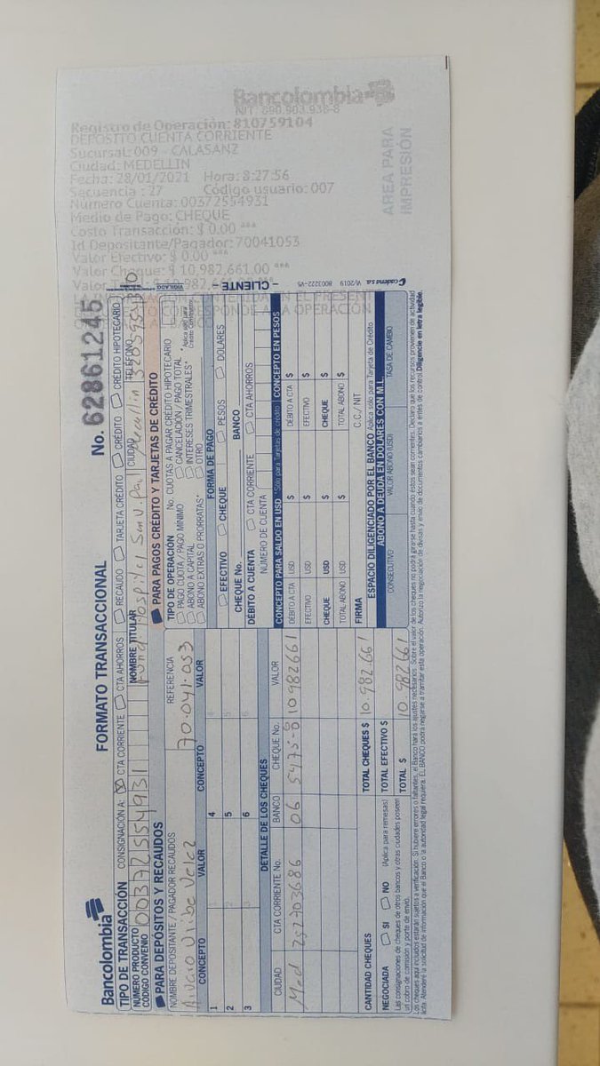 AlvaroUribeVel's tweet photo. El retroactivo hasta mi retiro del Senado se trasladó a la Fundación Hospitalaria San Vicente de Paúl https://t.co/aP6ixny4da