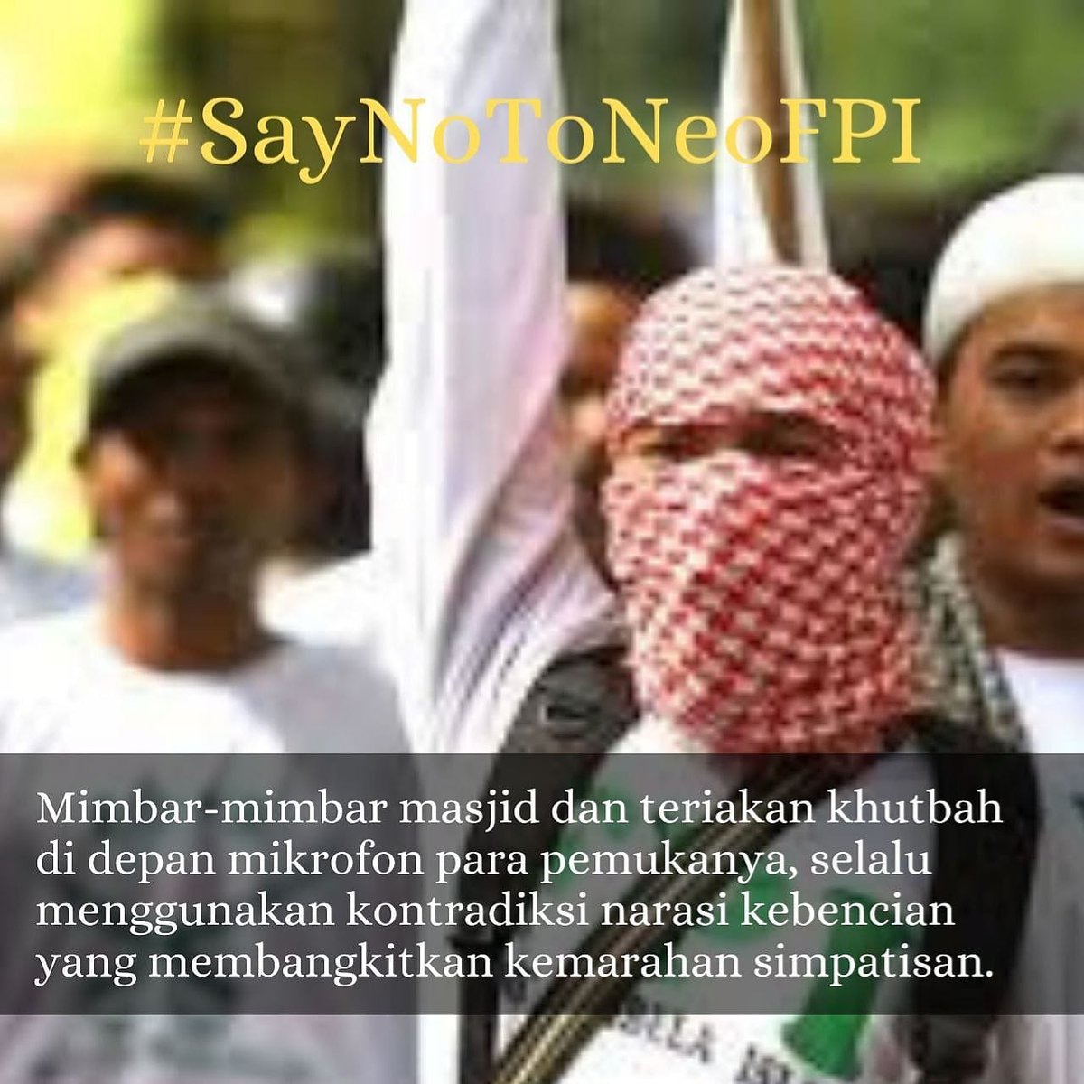HarisWindy's tweet photo. JUga karena video Rizieq yg mendUkUng ISIS, kegiatannya meresahkan masyarakat, serta kegiatan FPI yang menimbUlkan tindak pidana. #SayNoToNeoFPI #NKRITanpaFPI #takusahkhilafah https://t.co/AYDyZSSkfN
