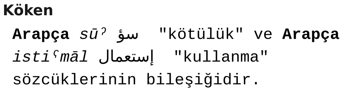 Suistimal | nisanyansozluk.com/?k=suistimal