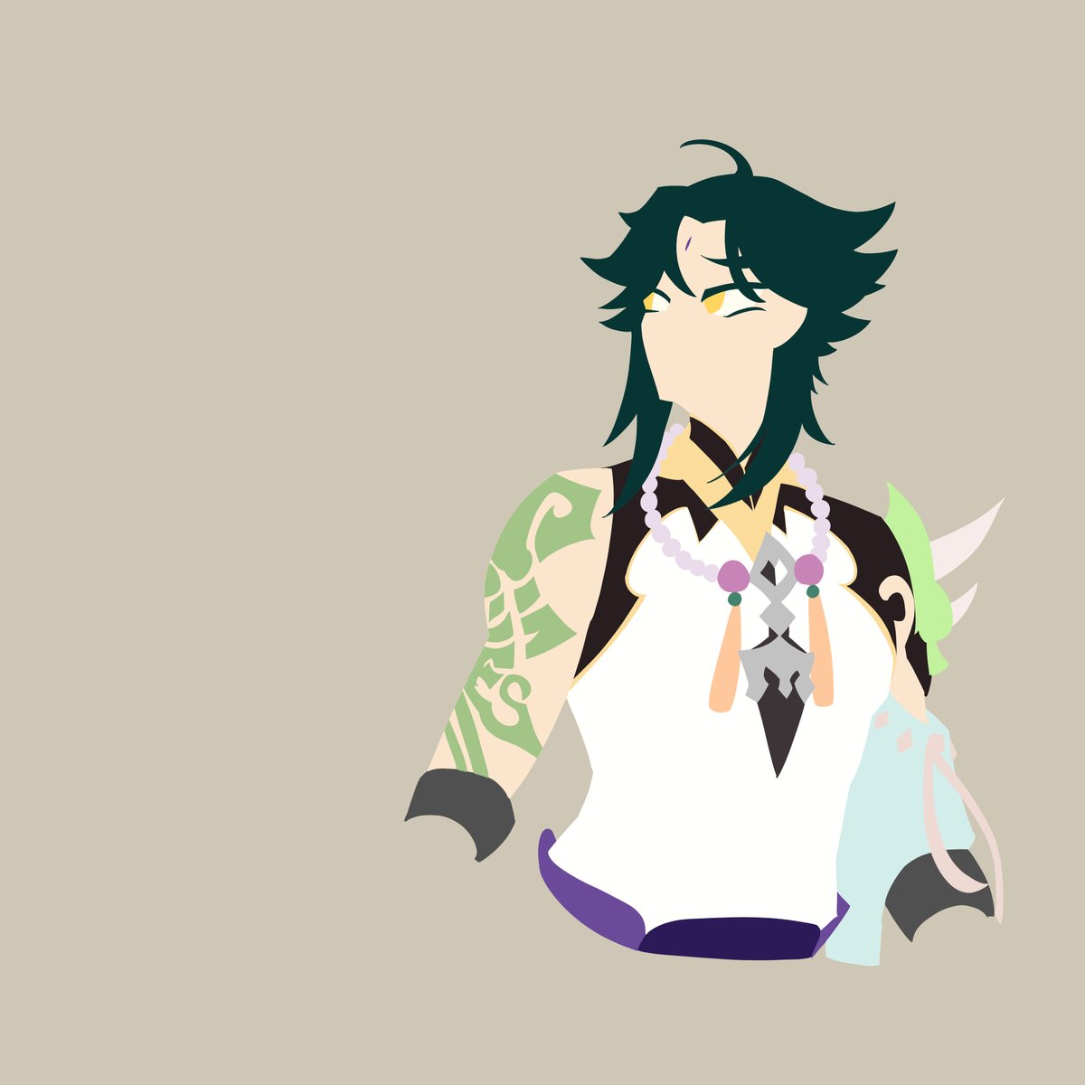 dydydymon's tweet photo. xiao is coming along nicely https://t.co/pKLEkdKQZj