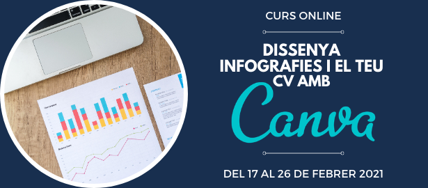 treballempresa's tweet photo. INSCRIPCIÓ OBERTA CURS ONLINE
Dissenya infografies i el teu #CV amb #Canva
🗓️Del 17 al 26 de febrer
💯% subvencionat
🔗https://t.co/HdsHRZnVJ6
#Sabadell #JoEmFormoACasa #CalMolins
#VaporLlonch #PuntOmnia https://t.co/yUtqPhFmSV