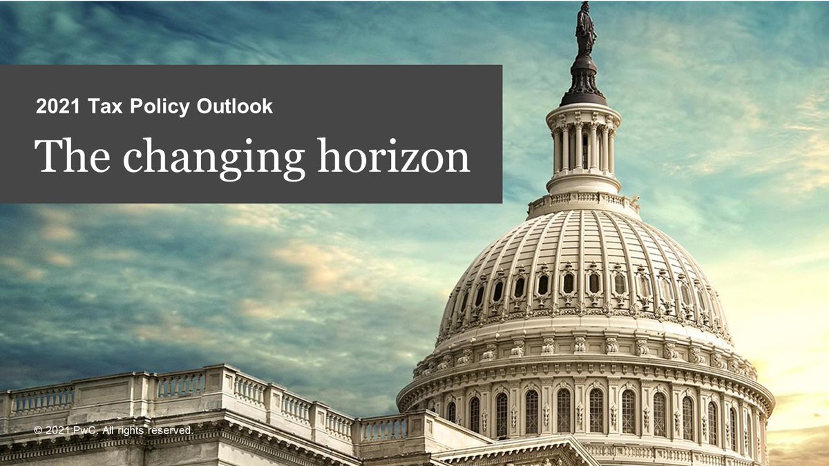 Kaminsky001's tweet photo. I am incredibly excited to launch PwC’s 2021 Tax Policy Outlook. It offers a clear-eyed view of what may come this year in terms of domestic and international policy changes. Take a look! https://t.co/6LaCqeHsi1 #Tax #Policy https://t.co/QPtgNaYPUP