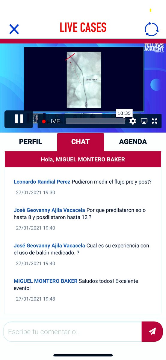 monteromiguel's tweet photo. So proud of all the Latin American trainees that joined last night our monthly Fellows Academy by @hendolat - complex cases and great teachings! Keep pursuing your dreams! Hard work = bright future! ๐ #digitalMedEd https://t.co/NaK5mjyKND