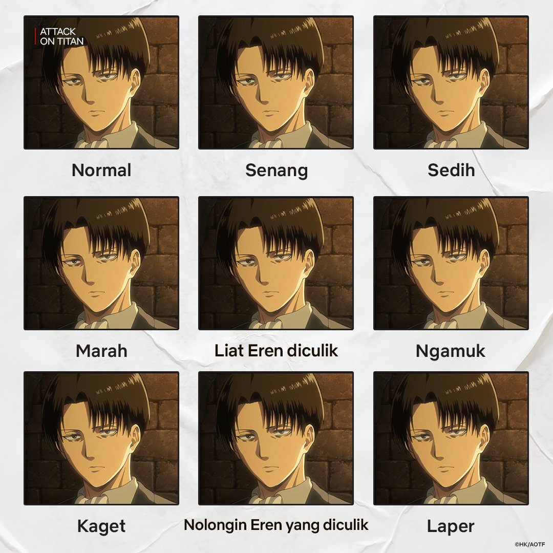 NetflixID's tweet photo. Muka lempeng Levi adalah goal aku. https://t.co/fEja8QjHG1