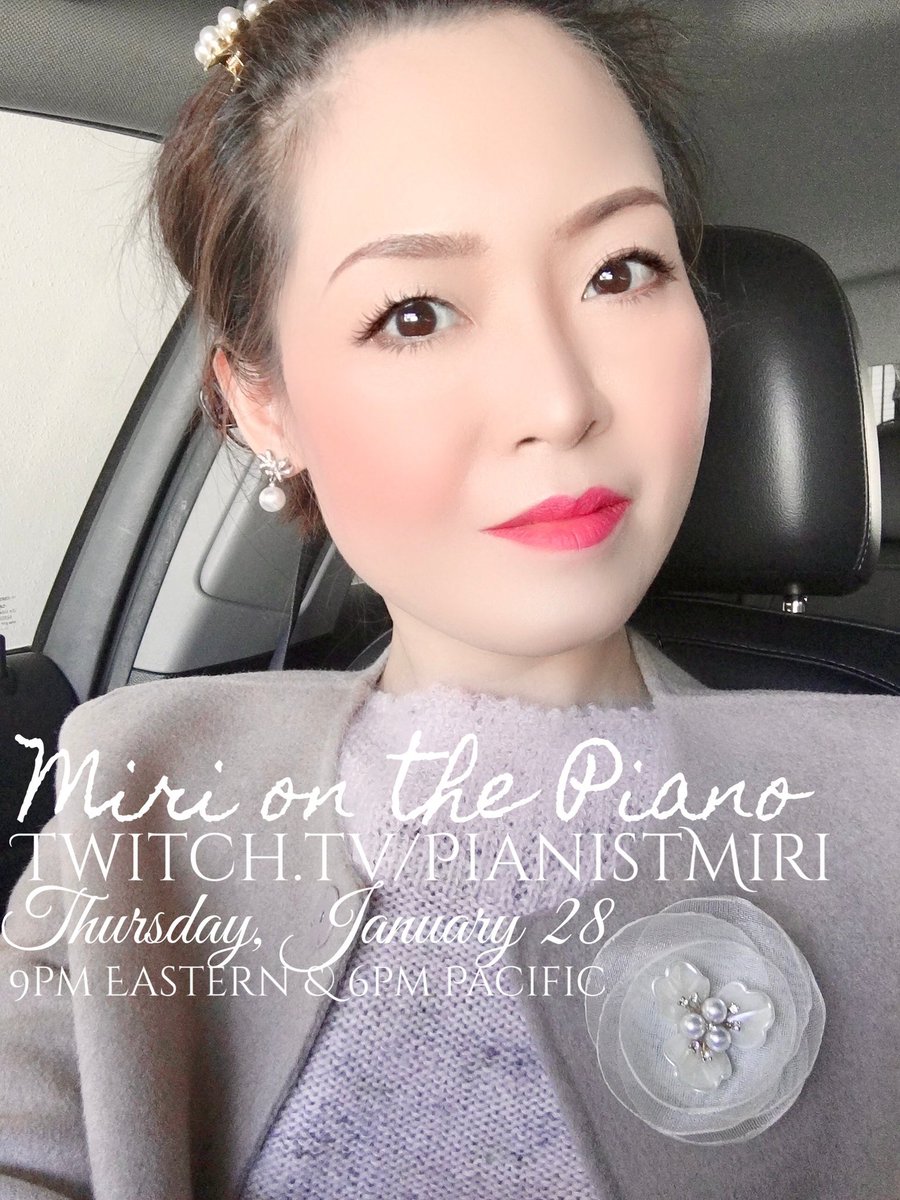 PIANO TIME WITH MIRI: I’ll be going live tonight at 6pm Pacific and 9pm Eastern! Hope to see you soon and show you something special! twitch.tv/PianistMiri #pianistmiri #pianistsofinstagram #pianistlife #youtuber #vancouverpianist #twitch #streamer #twitchstreamer #twitchtv