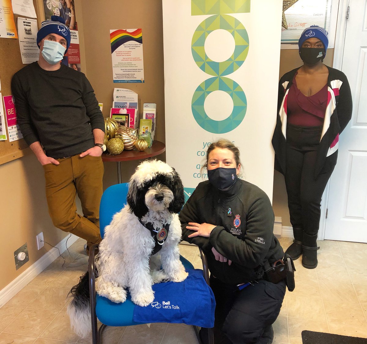 Our St. John’s team got to spend some quality time with @RNC_Stella for #BellLetsTalkDay! Today is the 11th Bell Let’s Talk Day and when it comes to mental health, now more than ever, every action counts. To learn more, visit bell.ca/letstalk. #BellLetsTalk <a href="/Bell_LetsTalk/">Bell Let's Talk</a>
