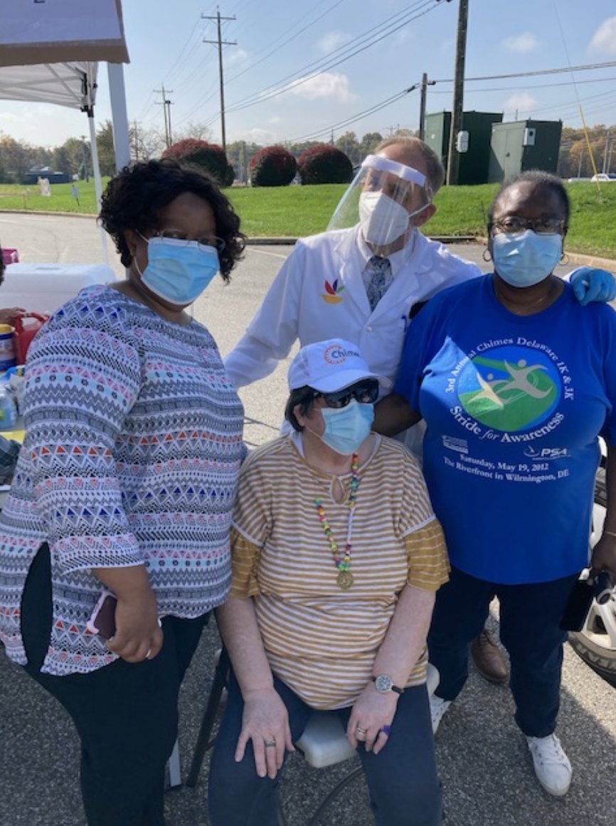 Thanks to Giant pharmacy that helped some of our Chimes residents get their flu shots this past fall. Chimes is grateful for all the doctors, nurses, PAs and pharmacists in our communities that help keep the people we serve healthy!