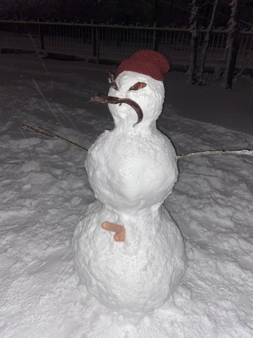 today I made a snowman !!! https://t.co/b1ZHZlJnMl<a href="/tag/hot"class="tags"><span>#hot</span></a>