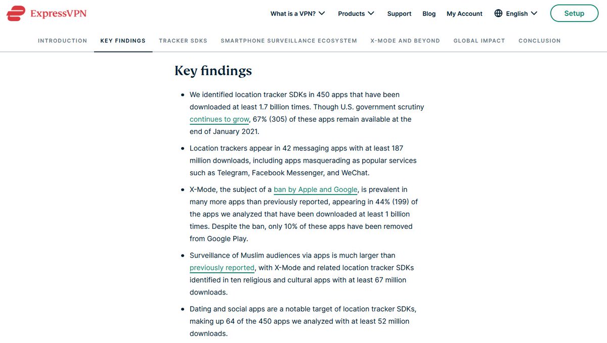 New: Perhaps the most comprehensive report on how mobile apps secretly share location data with companies most people never heard of, who then sell it to all kinds of interested parties from advertisers to US military contractors, by  @seanodiggity+ @U039b: https://www.expressvpn.com/digital-security-lab/investigation-xoth