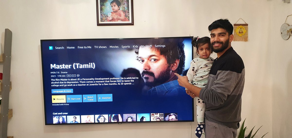 #FirstDayFirstStream #Master #MasteronPrime Finally watching my Thalapathy 😍😍😍😍😍😍