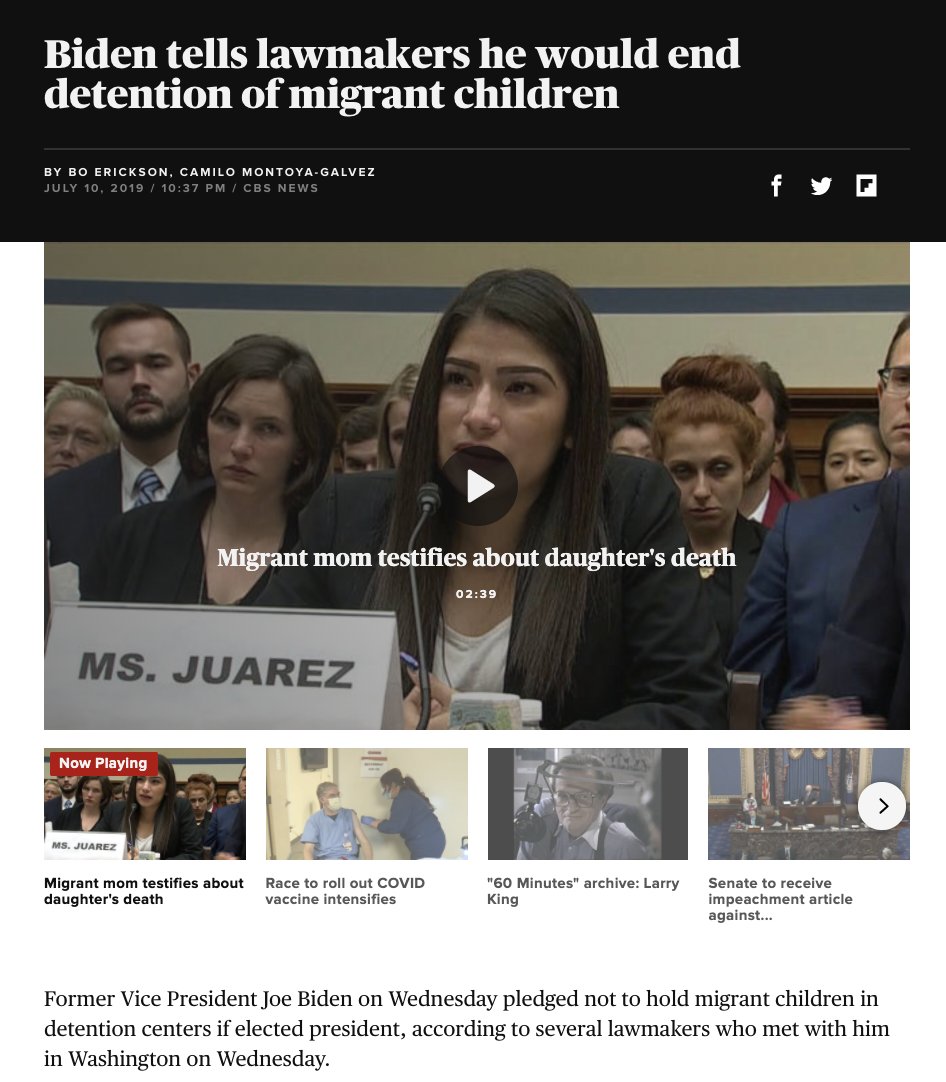 Any executive action on immigration that doesn’t include ending family detention in the first 100 days is not acceptable. 

@JoeBiden himself promised on the campaign to #EndFamilyDetention, after naming it as one of the greatest mistakes of the Obama administration.