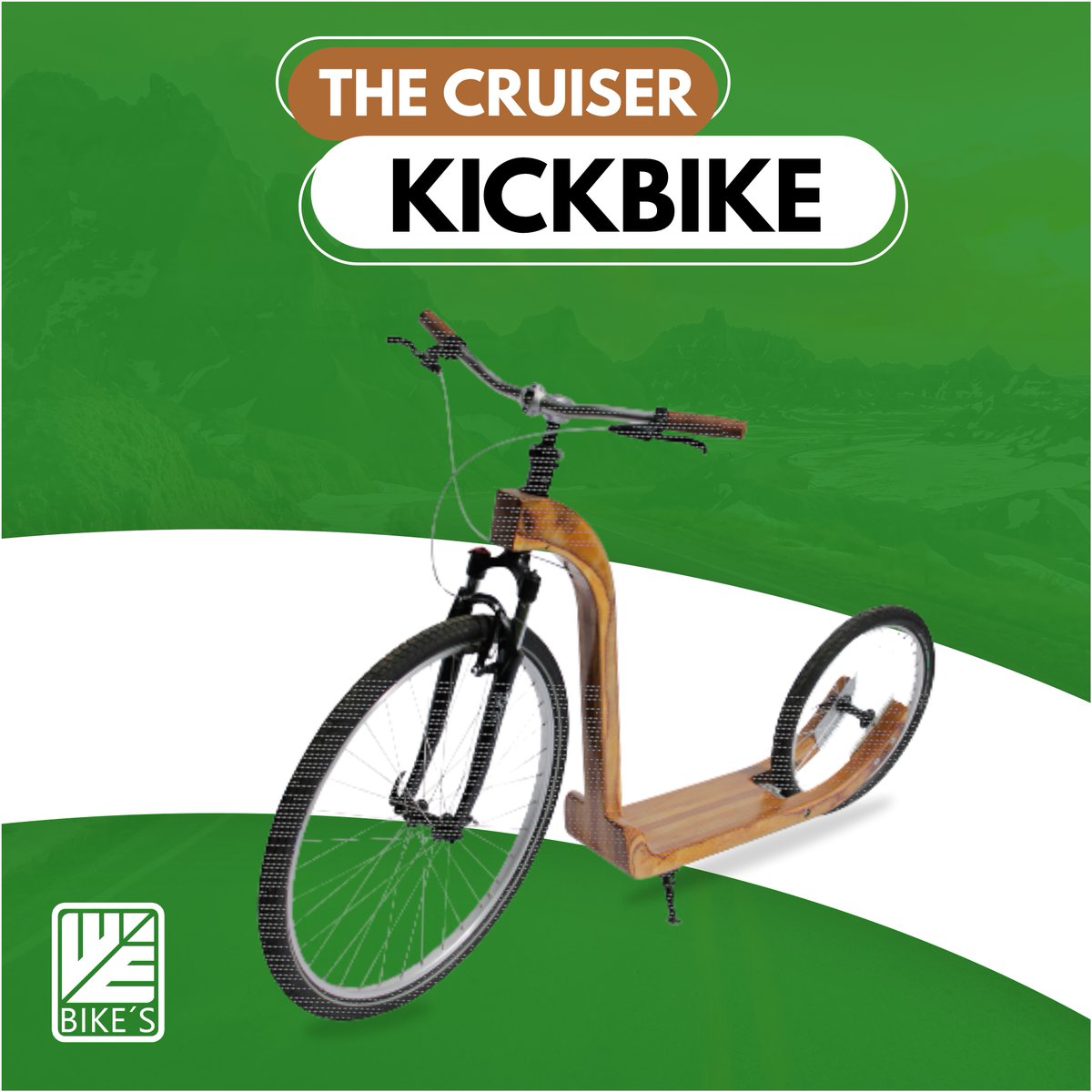 The cruiser kickbike is the original kickbike. The deck is beautiful. It has anti-slip grip tape already present, so you can rest assured. For those who like to Skateboard.
---
🌐 wooden-kickbike.de
.
#woodenkickbikes #wooden #unique #handmade #webikes #woodenscooter #bikes