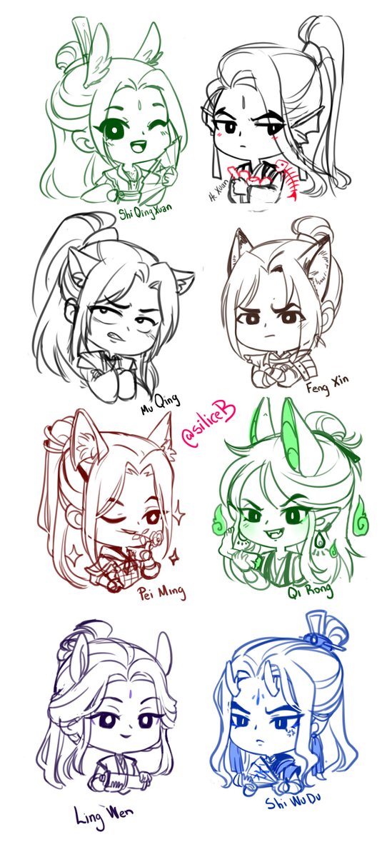 SiliceB's tweet image. #hexuan #shiqingxuan #windmaster #peiming #qirong #lingwen #shiwudu #tgcf