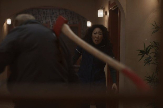 Killingeveandme's tweet photo. Eve Polastri killed someone for Villanelle and Suzanne Heathcote decided it wasn’t important to even mention it in season 3 🙃 https://t.co/CQHzWlO6Ka