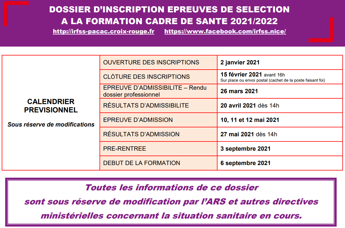 IrfssNice's tweet photo. Nouveau dossier d'inscription aux épreuves de sélection en #IFCS - Nice - 2021 
https://t.co/TVnoMqc9KJ

#formation  #cadredesanté https://t.co/LJY7eQJWLz
