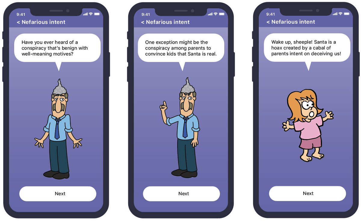 On a personal note, I very much enjoyed digging up an old cartoon from an old comic strip (Terrible Twos) to illustrate that there is one real global conspiracy (but not with nefarious intent): all the world's parents conspiring to deceive their kids about the existence of Santa.