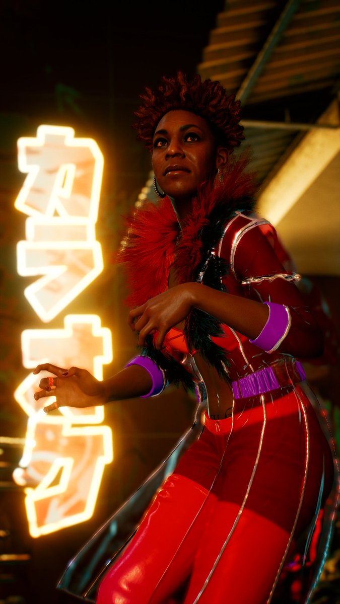 Sourass6's tweet photo. Fav random NPC's portraits of the day.

Just digged into some ways to add lighting to the subject.
1 &amp; 2 - Motorcycle light
3 - Gun fire light

#Cyberpunk2077 
#PhotoMode2077 
#Cyberpunk2077PhotoMode 
#Cyberpunk2077fanart 
#CDProjektRed #CDProjekt https://t.co/knqLlyiUwk