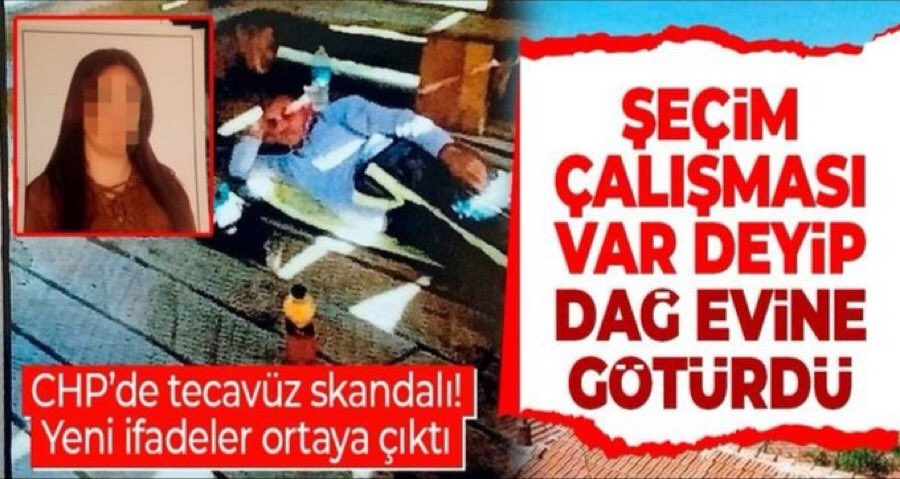 CHP deki taciz tecavüz vakaları Ve Sayın; @kilicdarogluk ‘un yalanları ölümüne yarışır. 
Gün geçmiyorki yenileri çıkmasın... 🤦 

#TacizciChp
#CHPdenUzakDurun 
#CHPdeZincirlemeTaciz