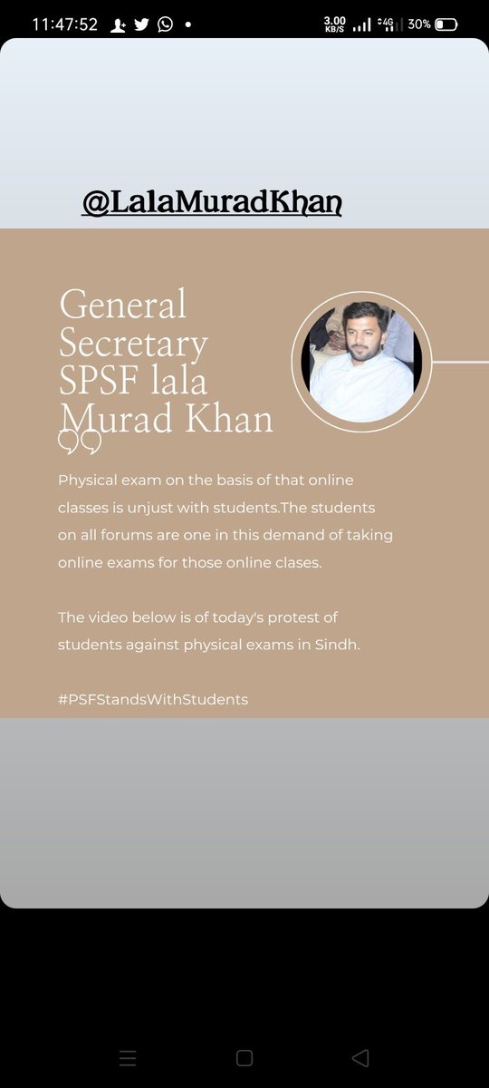 IsrarSpsf's tweet photo. #PSFStandWithStudents
@LalaMuradKhan https://t.co/EsPF0mulPk
