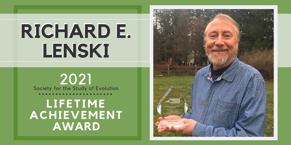 sse_evolution's tweet photo. Congratulations to our 2021 Lifetime Achievement Award recipient, Dr. Richard E. Lenski!
https://t.co/xqFyDHahL6 https://t.co/Tg0j6s045l