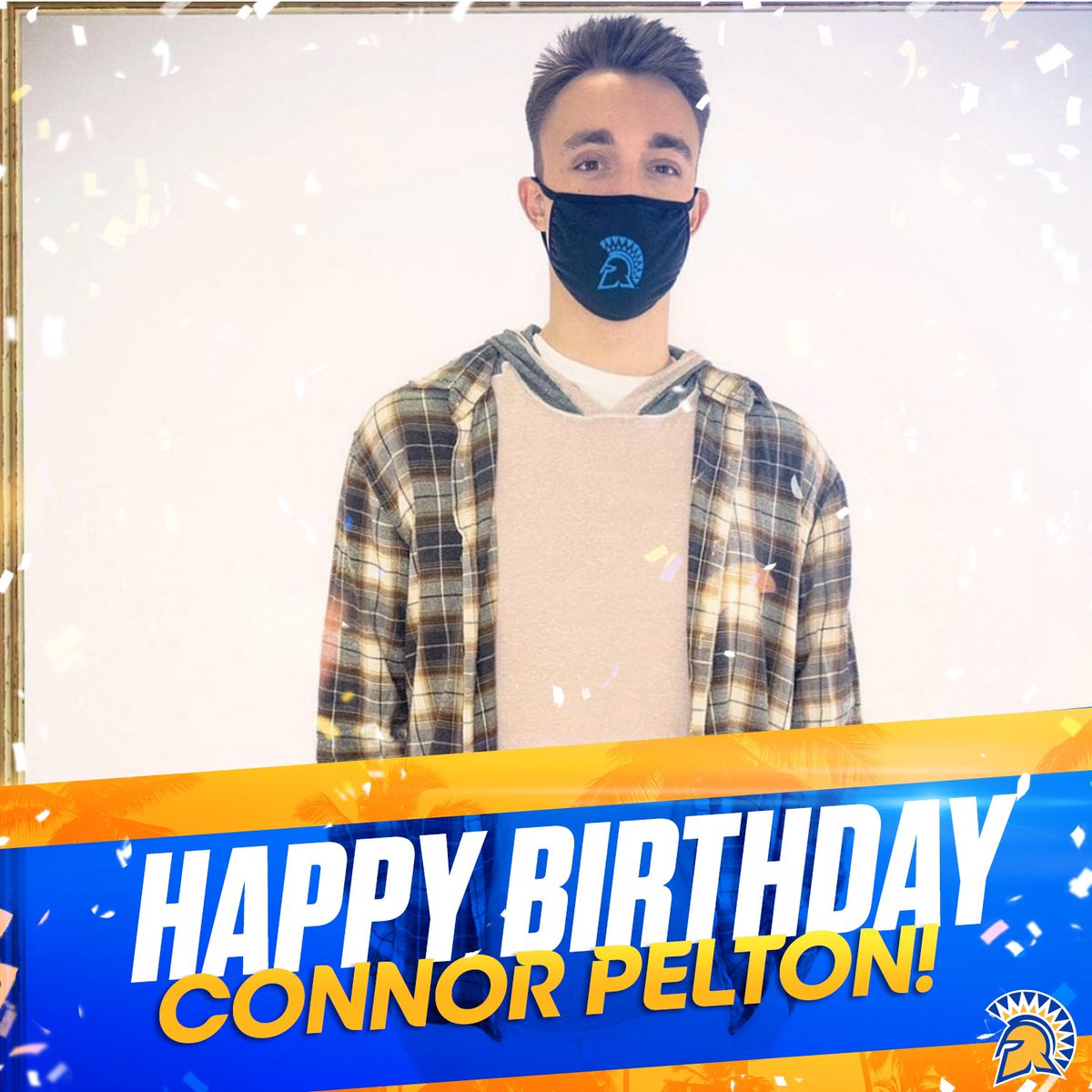 SanJoseStateWBB's tweet photo. 🚨 Spartan Nation, join us in wishing the BEST SID in the country a very Happy Birthday! 🎉 @ConnorPelton28 https://t.co/YFLXzq1jG3