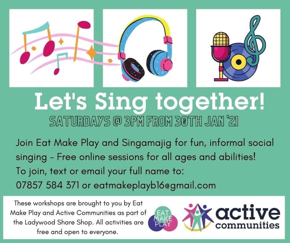 dee_visuale's tweet photo. We are now offering three great new online social groups, free for everyone to join!
#familyactivites #together #activecommunities #growing #letsstitch #singing #getactive @BenitaWishart @lee_lough @LozellsMCC @JanetWeir20 @DrAshBarker @HandsworthSchs @MrDaveConroy ππΎ https://t.co/GFF5JWak0W