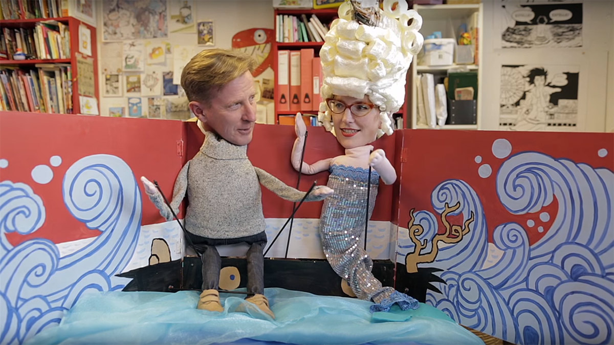 jabberworks's tweet image. Ha ha... you can even meet Oliver and Iris the mermaid from 'Oliver and the Seawigs' right here! youtu.be/GDWOHdqOFjg 👦🧜‍♀️ #Seawigs @philipreeve1 @mbfilmsuk