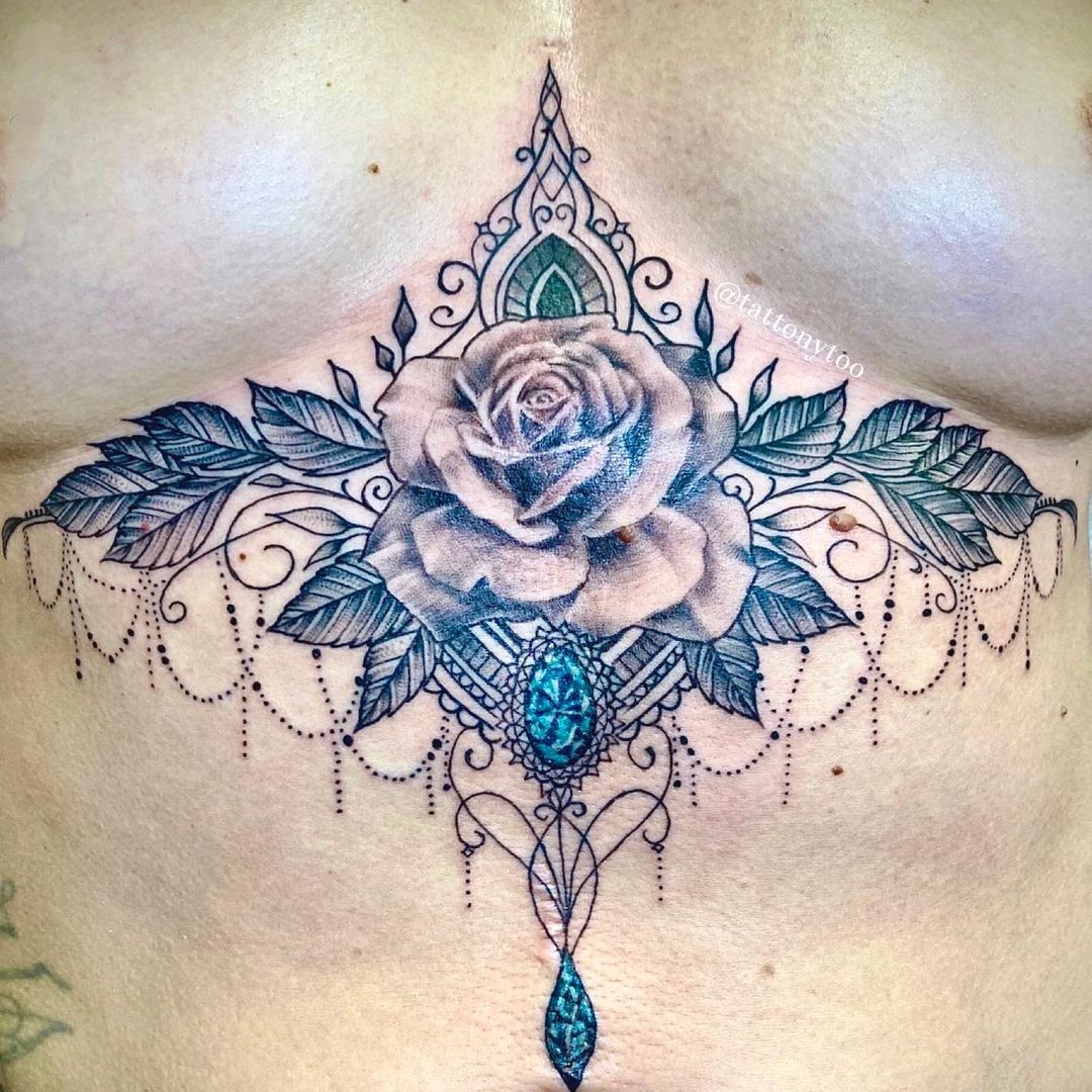63 Attractive Underboob Tattoos With Meaning - Our Mindful Life