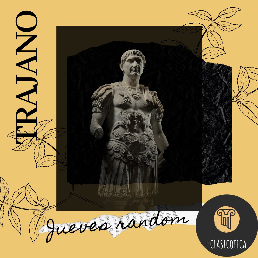 FELIZ JUEVES. Volvemos con los hilos para celebrar a un señor que es tan fan de las columnas como nosotras de él. Eso es, os traemos al único, inigualable, irrepetible… ¡Trajano!