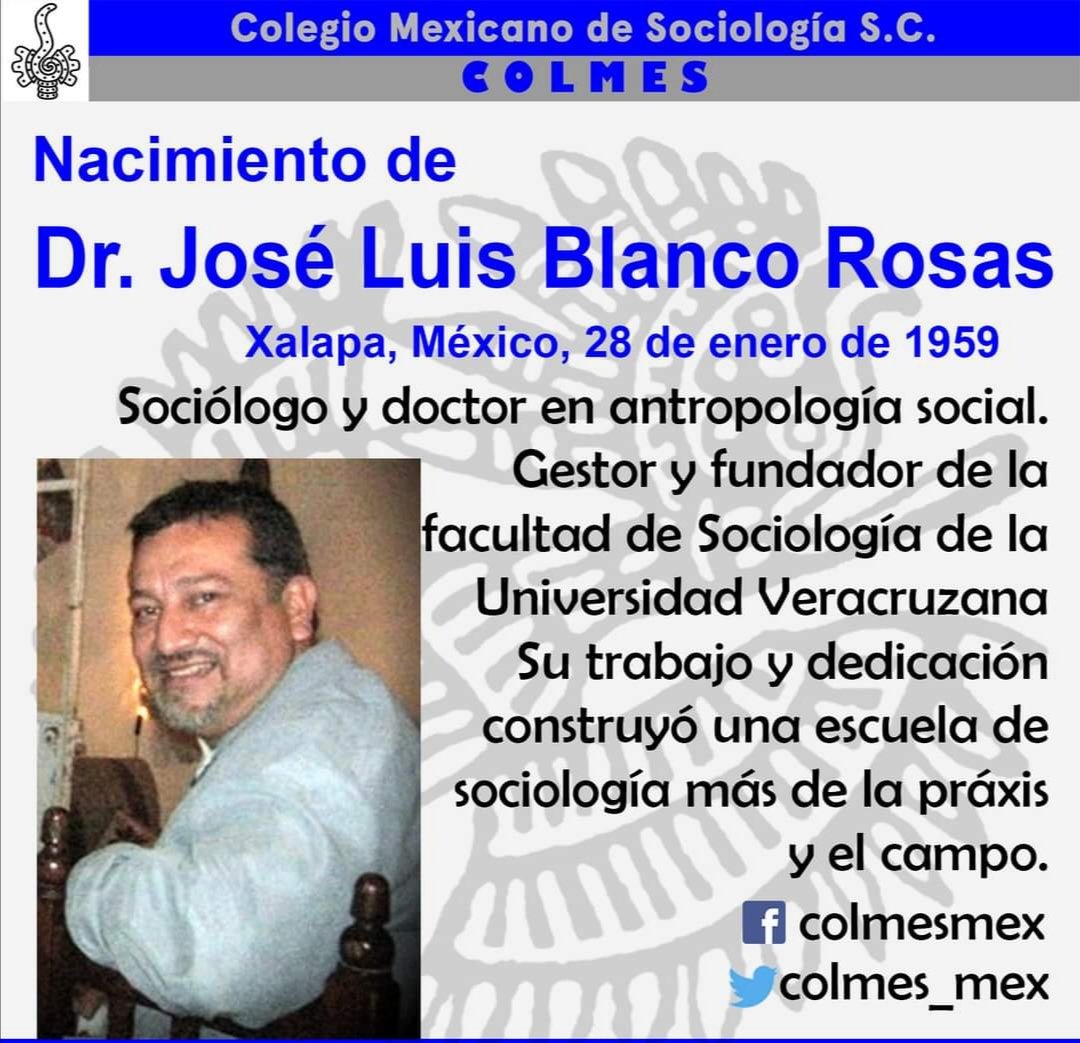 COLMES_MEX's tweet photo. Dr. José Luis Blanco Rosas fundador de la Facultad de Sociología de la Universidad Veracruzana y del Colegio de Sociólogos de Veracruz.

 #COLMES #México #Sociología #sociology

https://t.co/AgZj6YrjpU https://t.co/VItuJoMihZ