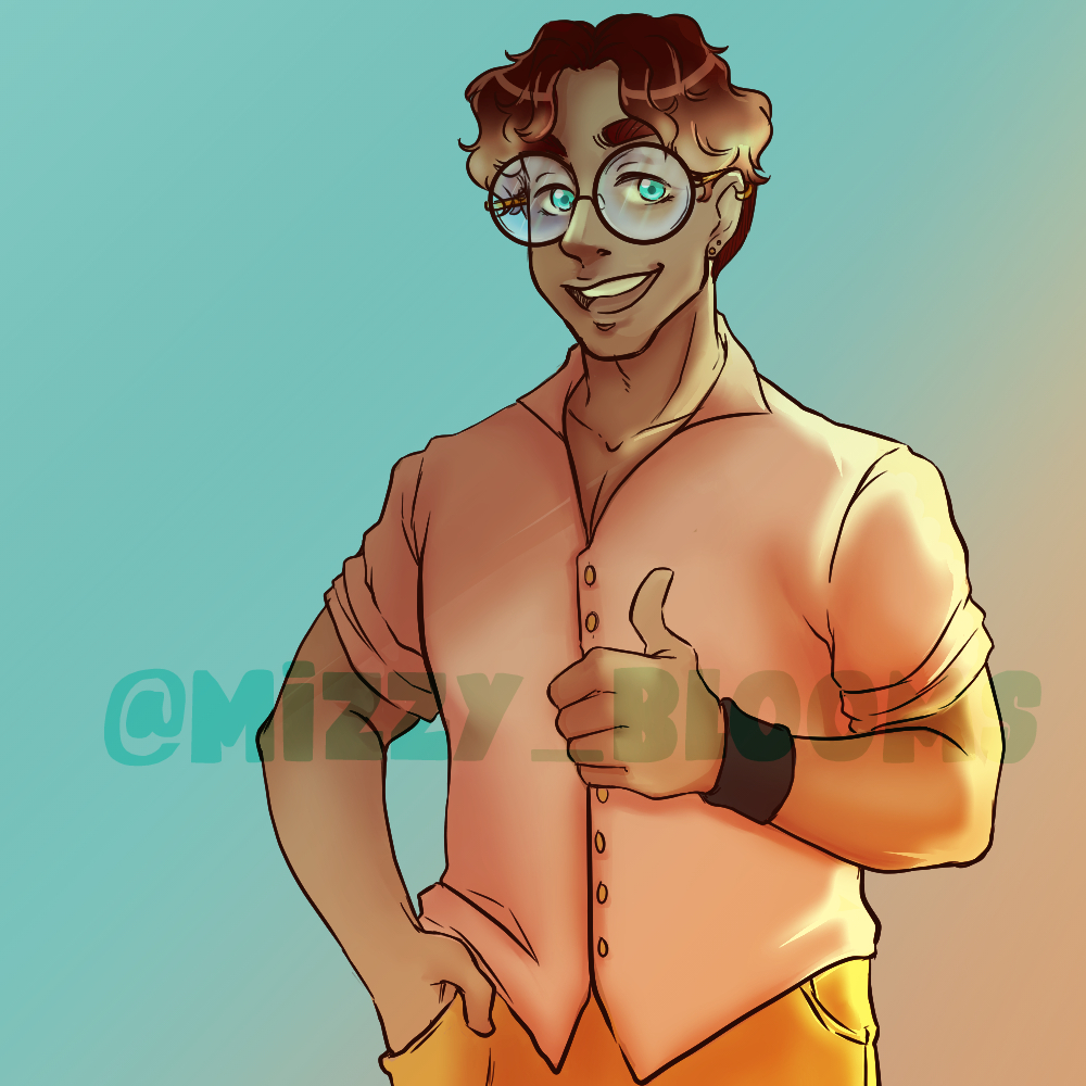 Mizzy_Blooms's tweet photo. Did an artist prompt last night and Manny Blooms was born!! (prompt is in the description below).
#artistprompt #artprompt #drawing #art #digitalart #DigitalArtist https://t.co/6aCF67qqwO