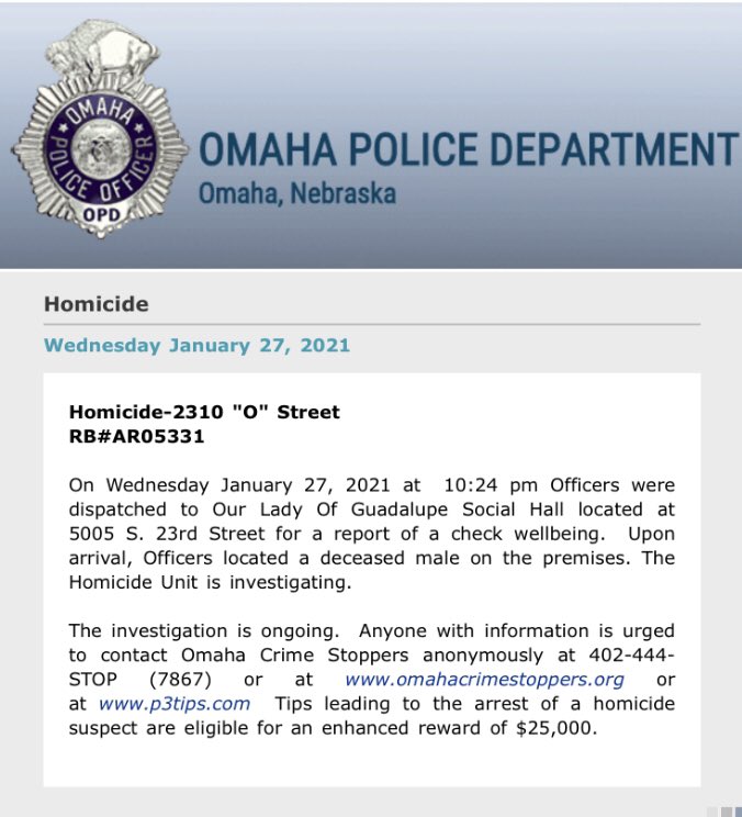 Omaha Crime Stoppers (@opdcrimestop) on Twitter photo 