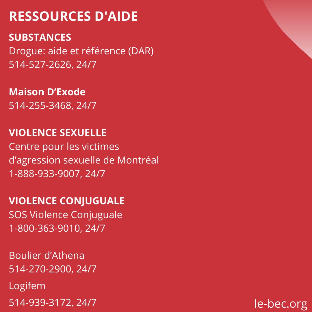 ✨C'est la journée #BellCause pour la cause !
Comment ouvrir le dialogue? Des ressources d'aide externes à partager au besoin.