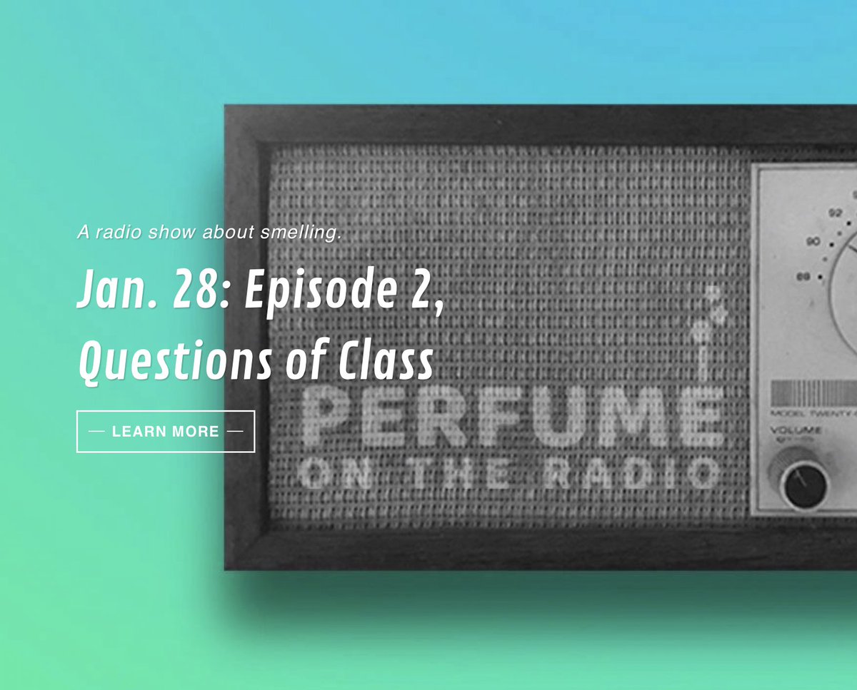 So you want to live like the common people? 

In the first of a two part series about scent and class, we explore social structures through perfumery with <a href="/ArtandOlfaction/">Art & Olfaction</a> <a href="/tinselcreation/">Jessica M</a> @deathandscent <a href="/priroby1/">Robyn Price</a>. 

Listen today via <a href="/lookoutfm/">LOOKOUTFM</a> / later at perfumeontheradio.com