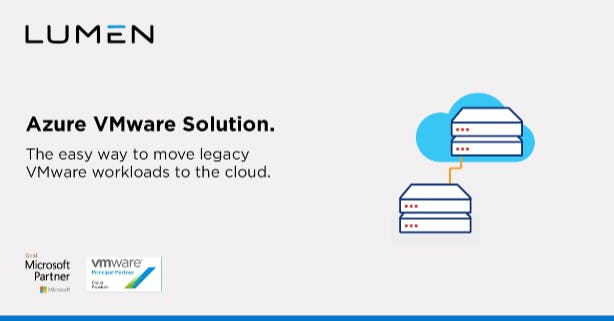 Find out more about Azure VMware Solution and how the powerful partnership between Lumen, Microsoft and Azure could make your legacy VMware workload migration easier and more cost-effective than you ever thought possible. bit.ly/3t4SSFm