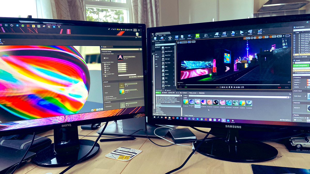 2 weeks into #UE4 and I’m loving it! It’s like playing a game 😄