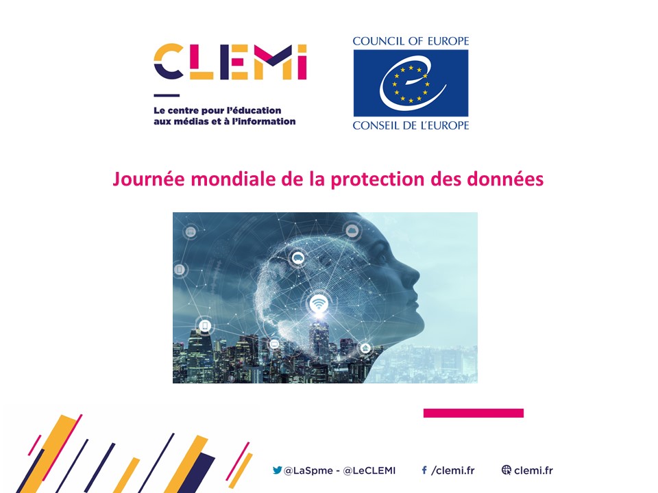 LeCLEMI's tweet photo. À l’occasion de la #JournéeDeLaProtectionDesDonnées et du 40e anniversaire de la #Convention108, le #CLEMI propose une sélection de ressources autour de la protection des données à destination des enseignants, des parents et des ados. #RGPD
➡️https://t.co/417s46YoC6 https://t.co/x9JWVr5kuG